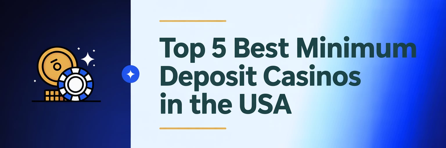 Top 5 Best Minimum Deposit Casinos in the USA